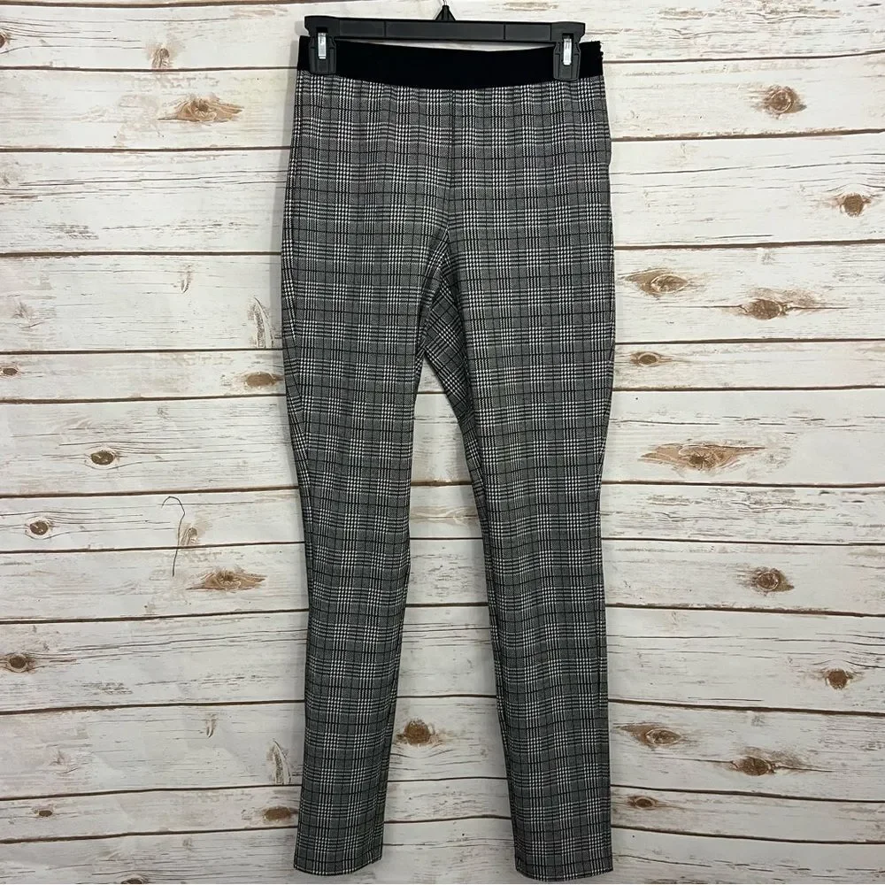J Crew Gray Plaid Stretch Skinny Career Gigi Pants